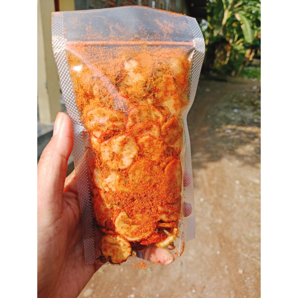 

seblak krupuk bantet daun jeruk titathi