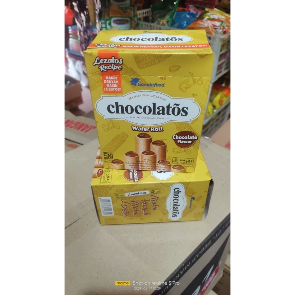 

chocolaos wafer roll 8,5gr 24pcs 1box