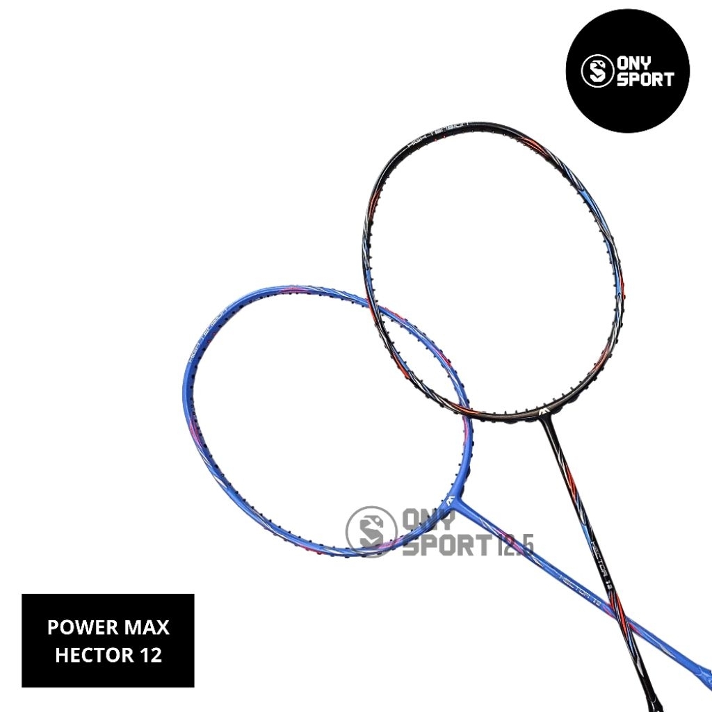 RAKET BADMINTON POWER MAX HECTOR 12 100%ORI