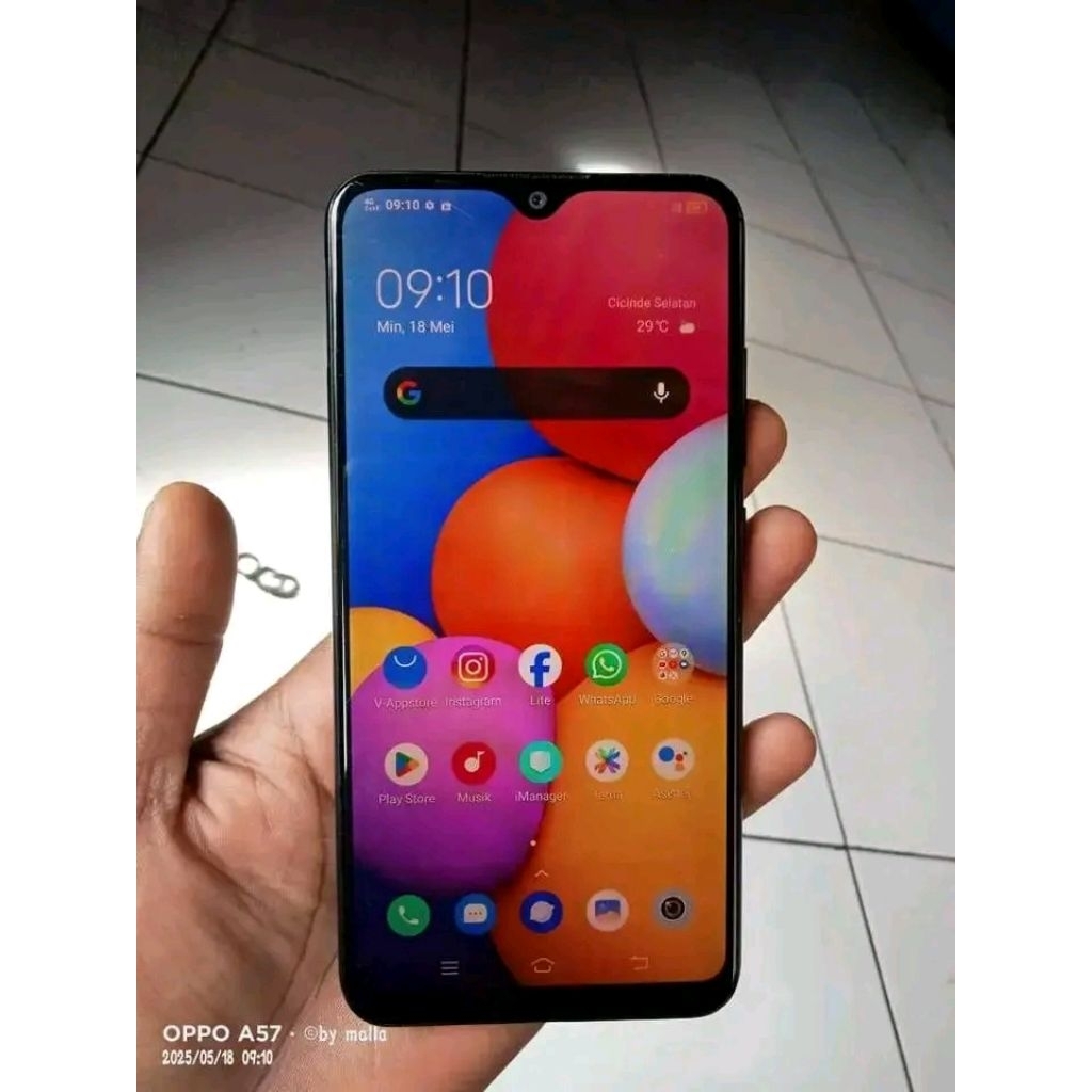 hp Vivo y91c ram 2/32gb normal jaya siap pakai berkualitas sinyal 4G