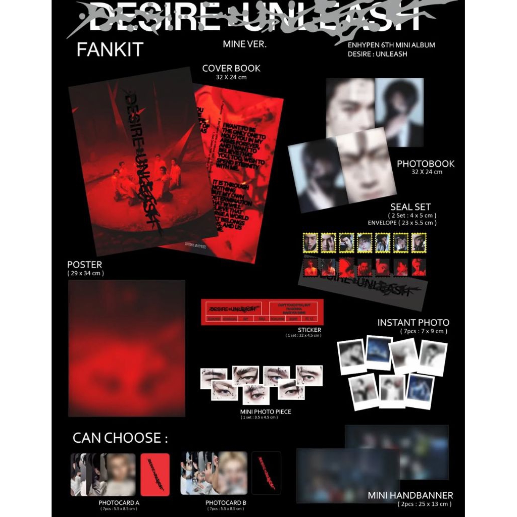 FANKIT ENHYPEN DESIRE UNLEASH