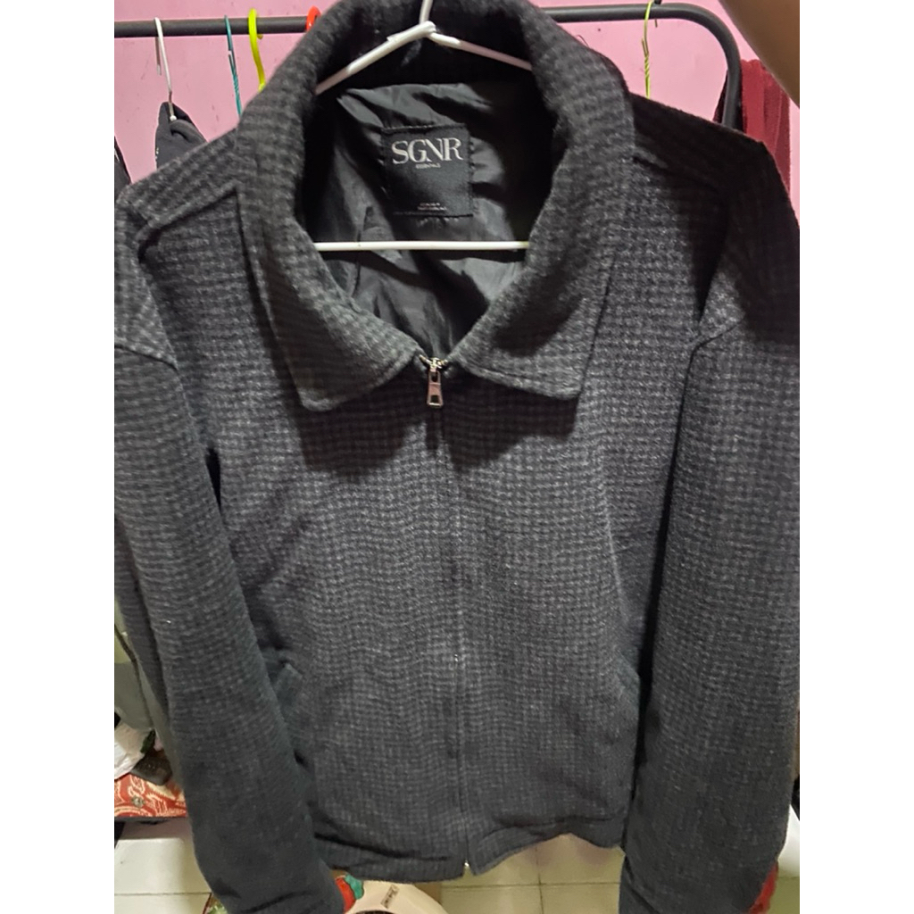 jaket woolaken semi wool signore