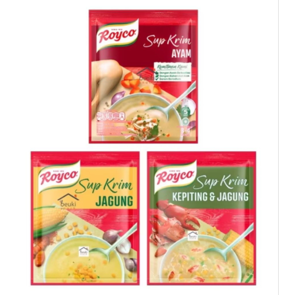 

Royco Sup Krim Ayam 58g