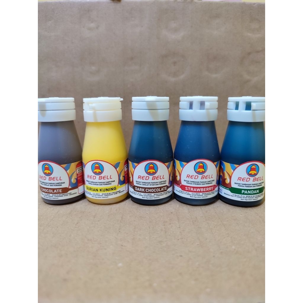 

Red Bell Pasta Perisa dan Pewarna Makanan Kemasan 25ml