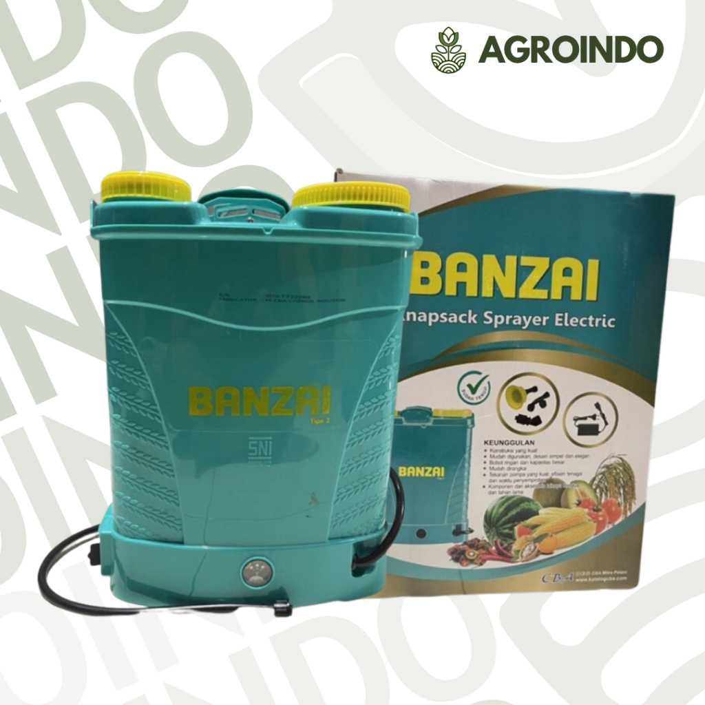 sprayer elektrik semprot pertanian 16L original banzai