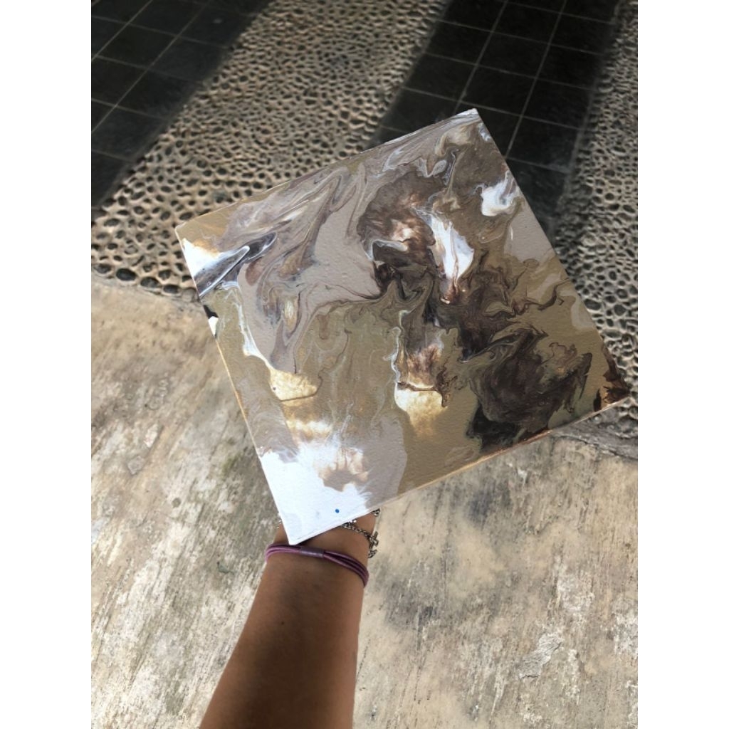 

“to teach my mind to put you first” fluid painting