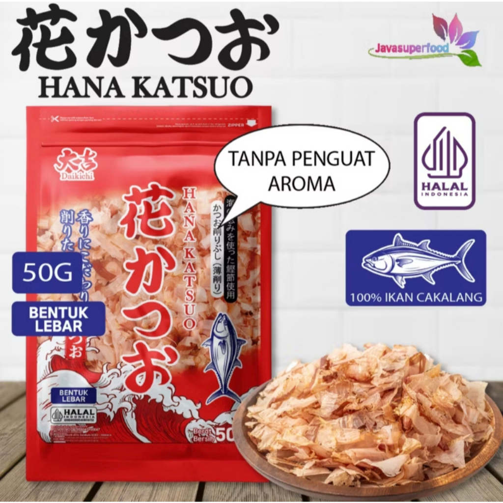 

Daikichi Hana Katsuobushi - Bonito Flakes - Taburan Bonito - 50g - Halal