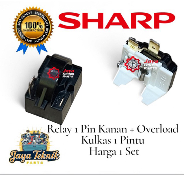 [BISA COD] PROMO Relay Overload Kulkas 1 Pintu Sharp / Relay Kulkas Sharp