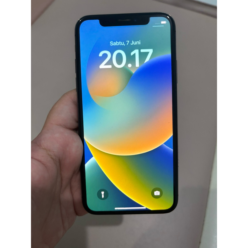 Preloved iPhone X 64 GB Baterai 100% baru ganti