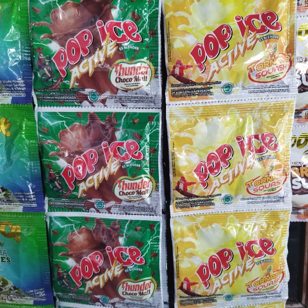 

POP ICE ACTIVE 1 Sachet