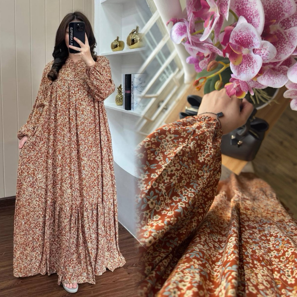 DISKON NAISA DRESS By ZIYA ~ Gamis Cotton Rayon Premium Terbaru 2025 2025