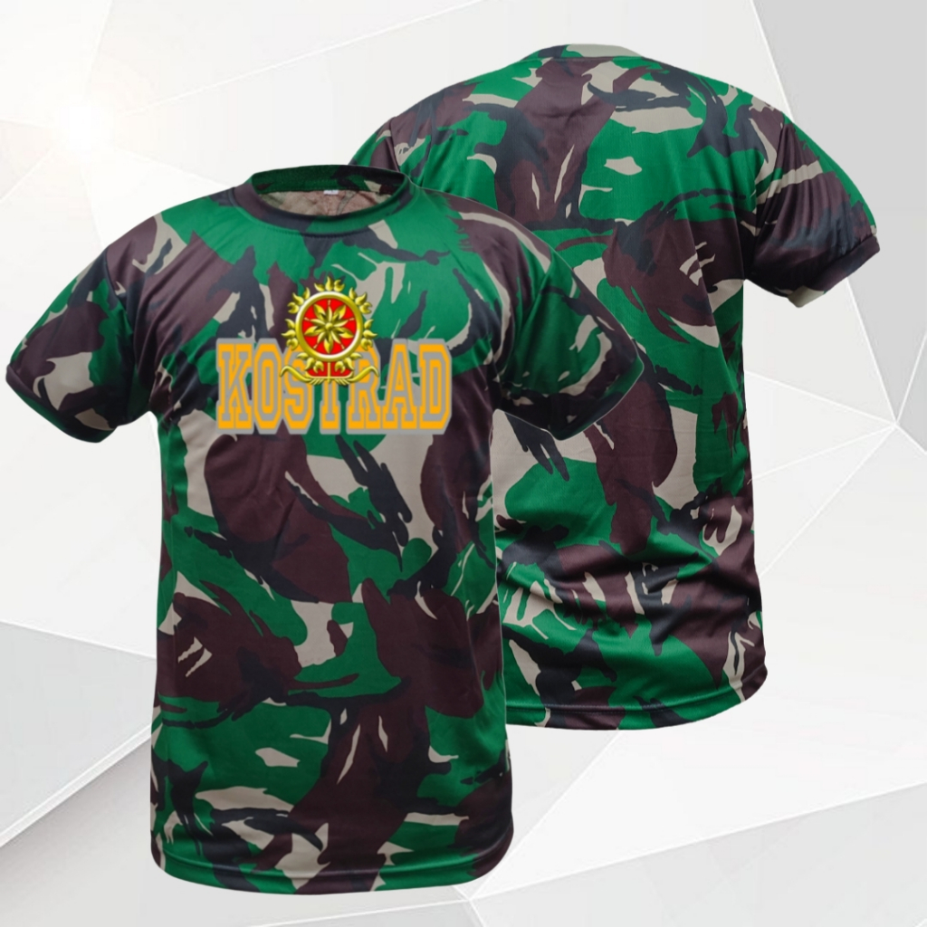 Kaos Loreng Dry Fit Kostrad - Pilihan Tepat untuk Aktivitas Outdoor