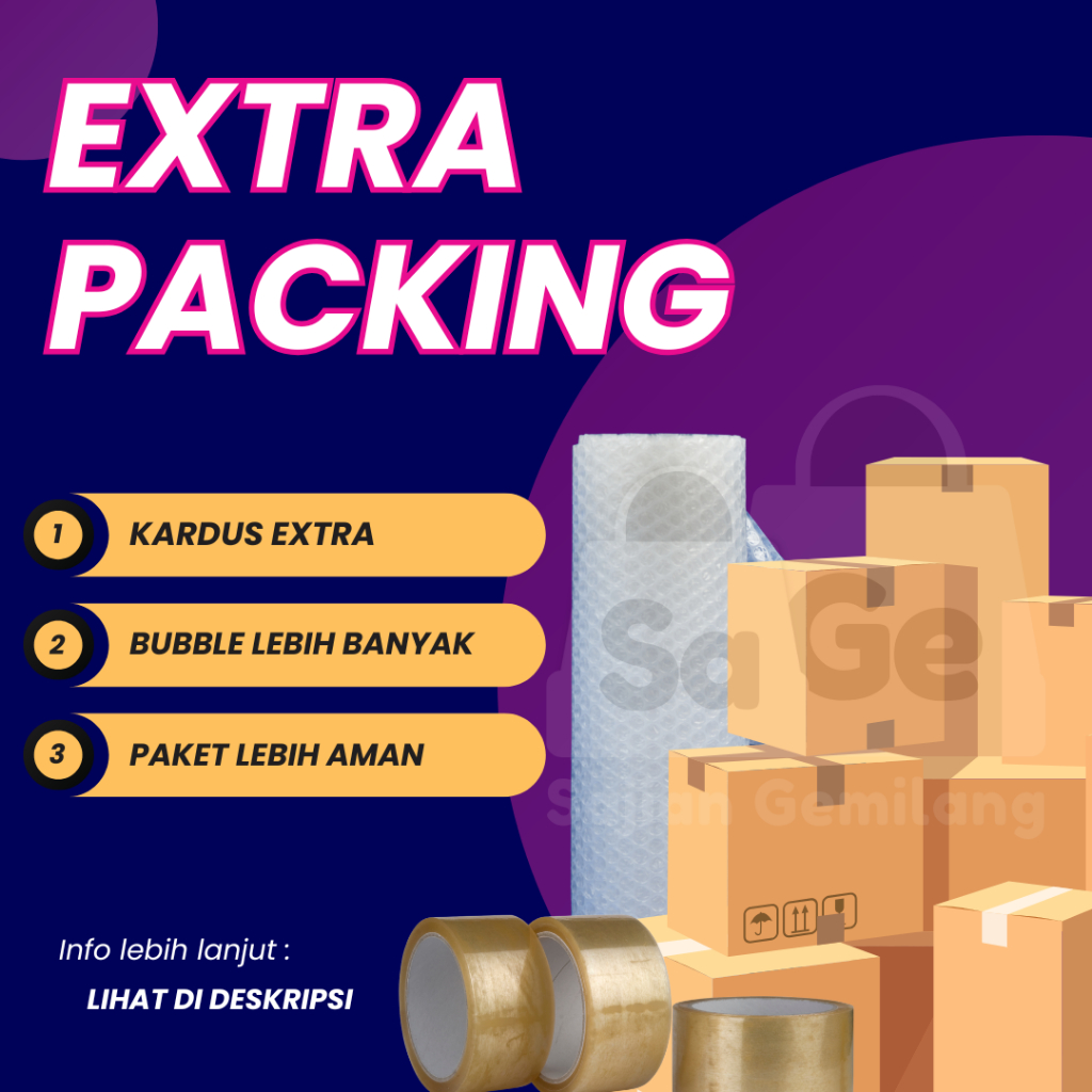 

EXTRA PACKING - PACKING TAMBAHAN - DUS + BUBBLE