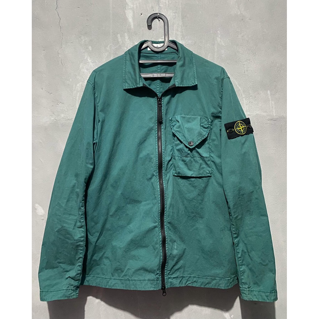 overshirt stone island original green bootle