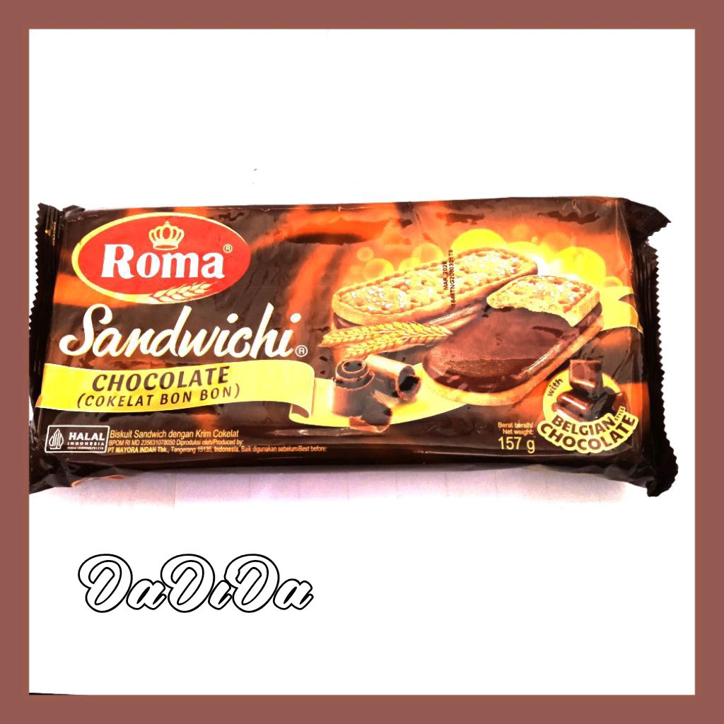 

Roma Sandwich Cokelat 157 gram