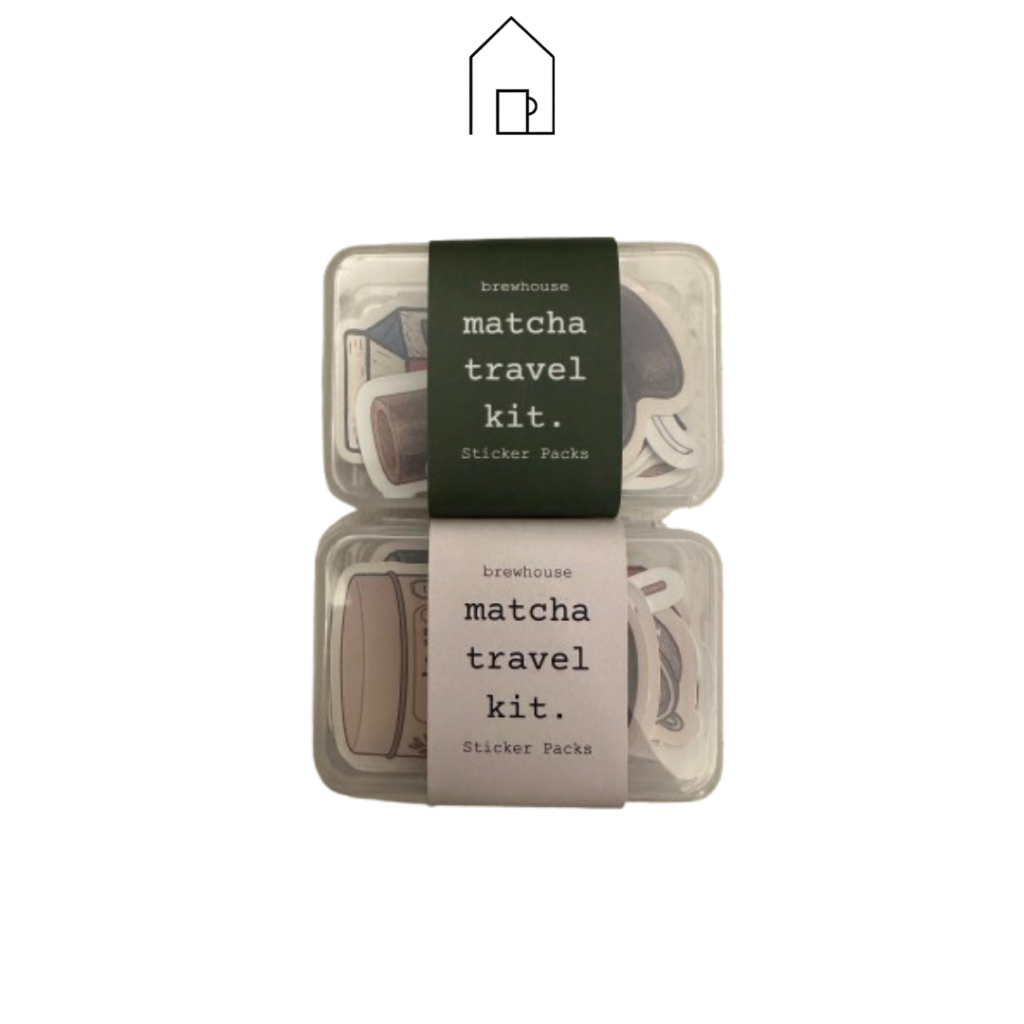 

Matcha Travel Kit Sticker Packs | Brewhouse Matcha Series