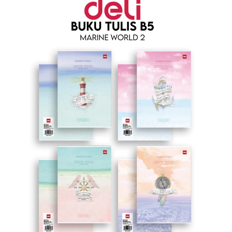 

BUKU TULIS / BUKU TULIS DELI / BUKU TULIS B5 / BOXI / BOXY DELI NB542 ISI 42 LEMBAR