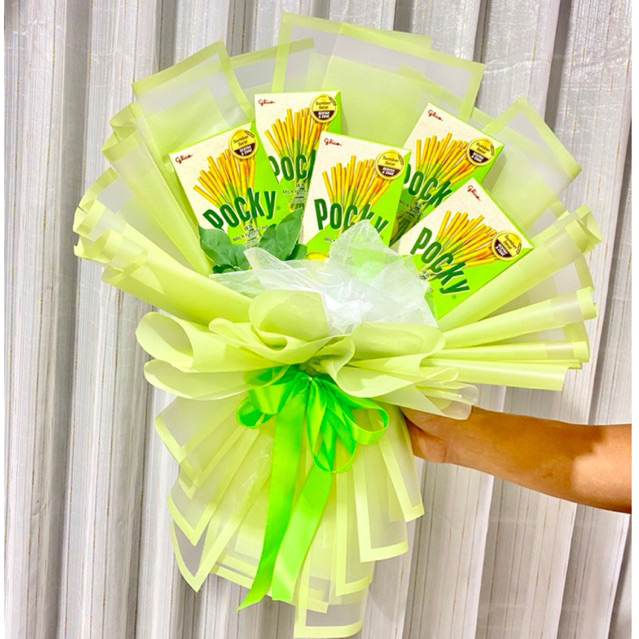 

Ready instan - buket wisuda snack pocky bouquet jajan ulang tahun hadiah hampers