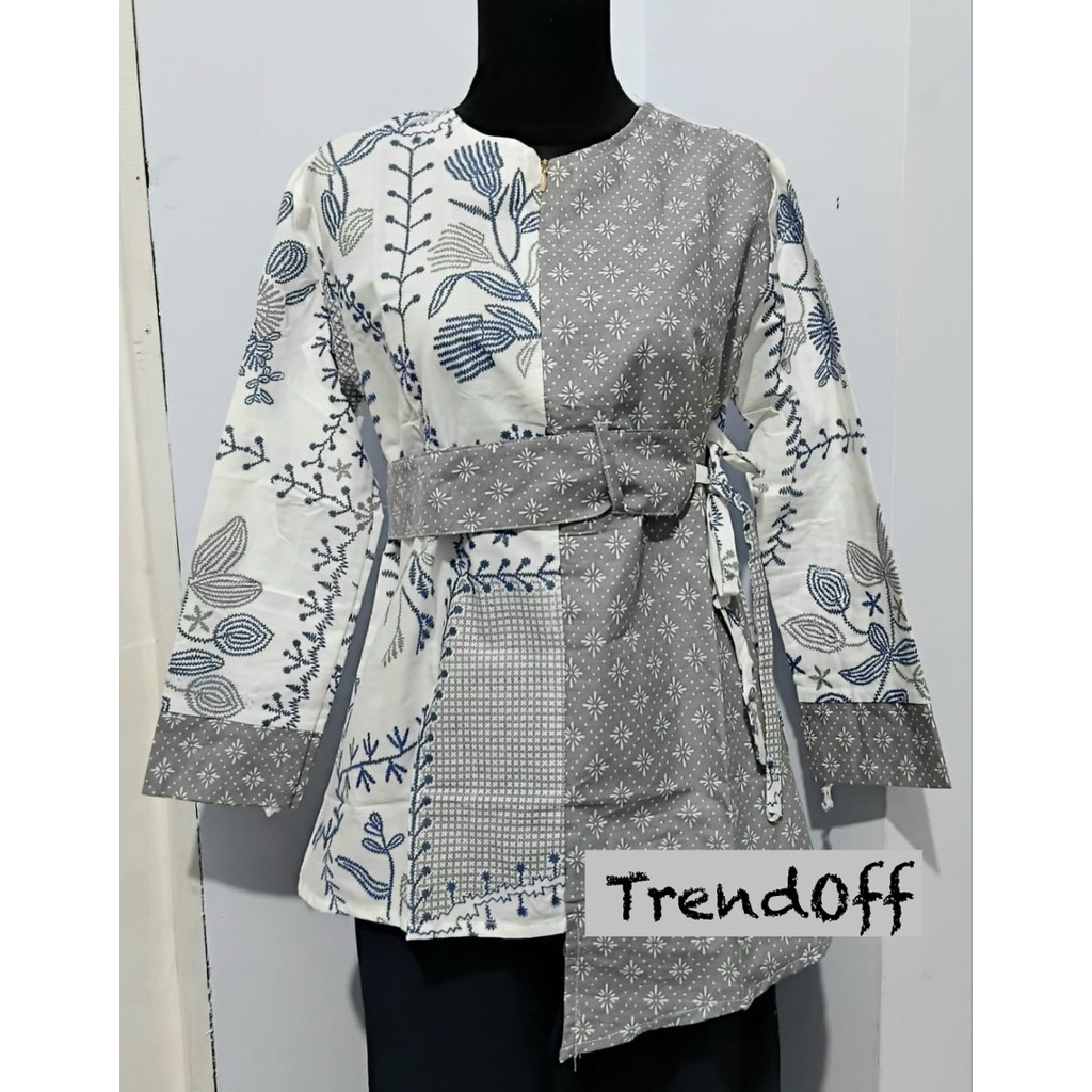 blouse blus batik tali samping