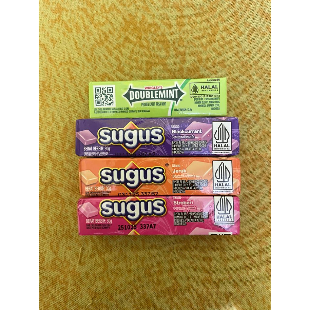 

Permen sugus stick 30gr