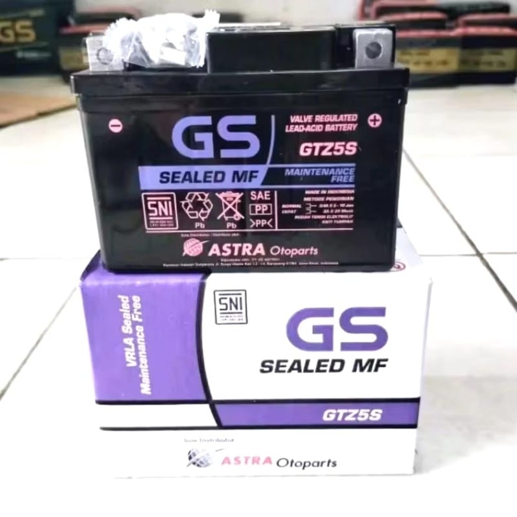AKI GS ASTRA GTZ5 AKI GS ASTRA ORIGINAL AKI GS MOTOR BEAT MIO J MIO GT AKI KERING AKI MOTOR SUPRA X