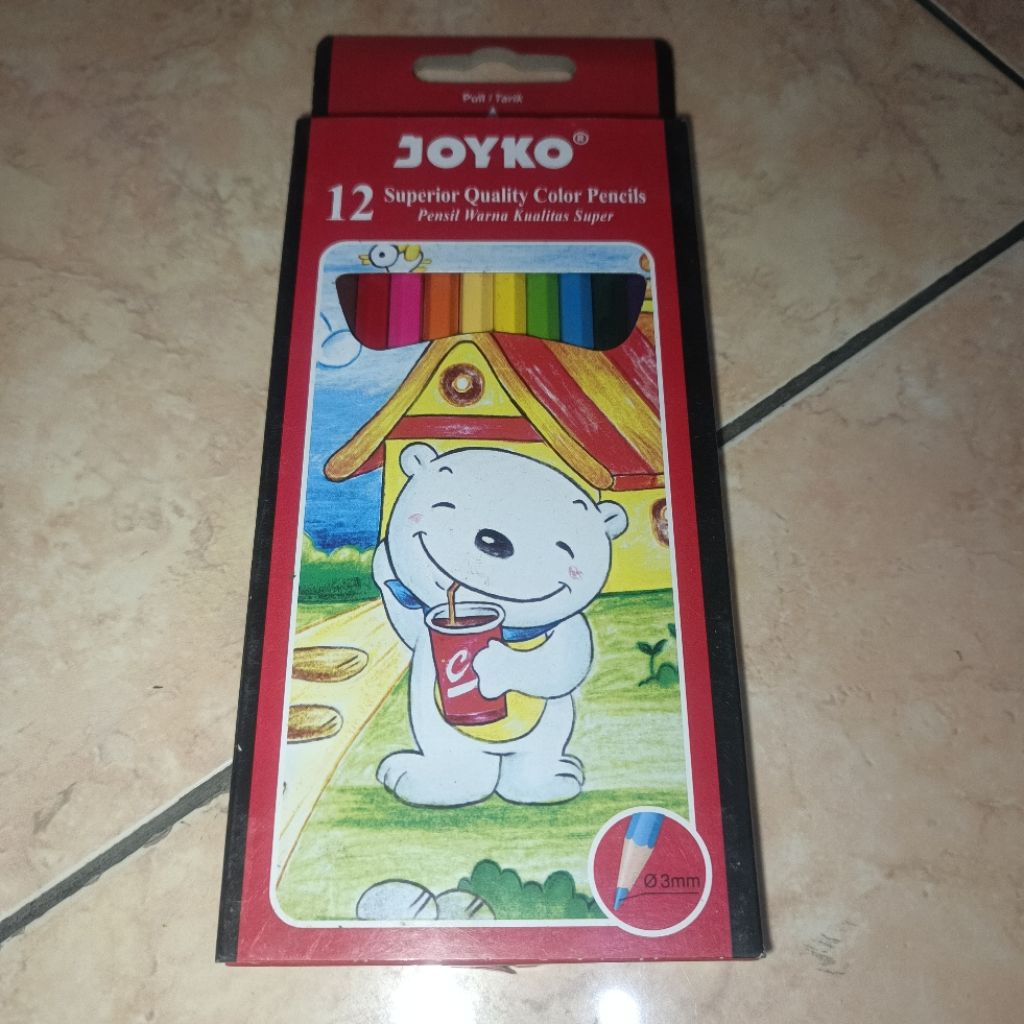 

Pensil Warna Joyko 12 warna panjang