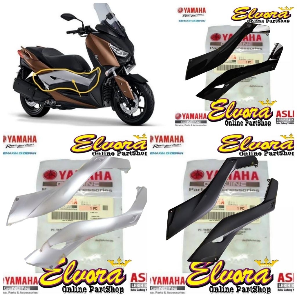 Cover side body tengah deltabox kanan kiri yamaha XMAX Old Original B74-F1711-00 B74-F1721-00