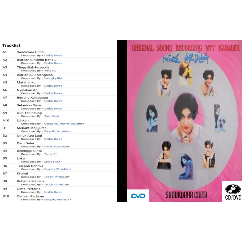 nike ardilla cd dvd sandiwara cinta