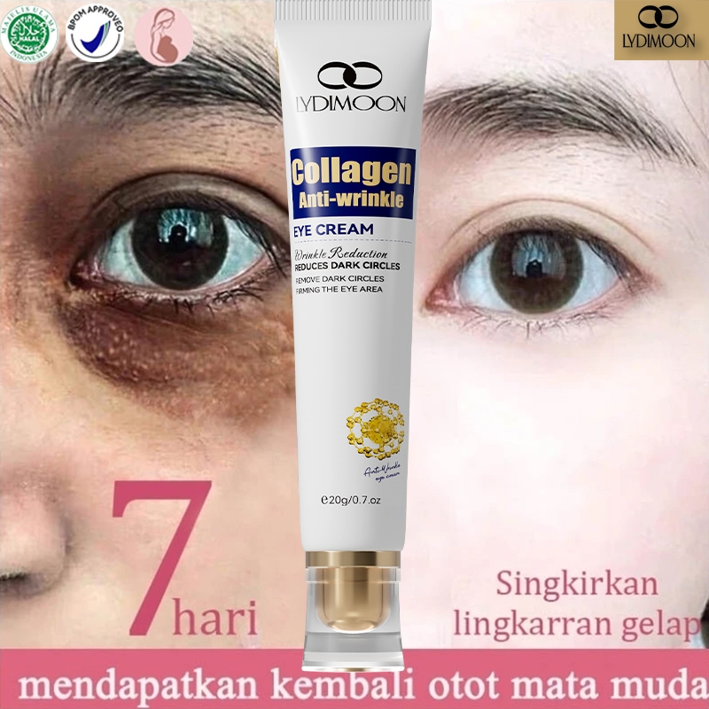 Krim Mata Kolagen, Krim Mata untuk Lingkaran Hitam, Krim Mata Anti-Kerut, Krim Mata Anti-Penuaan, LY