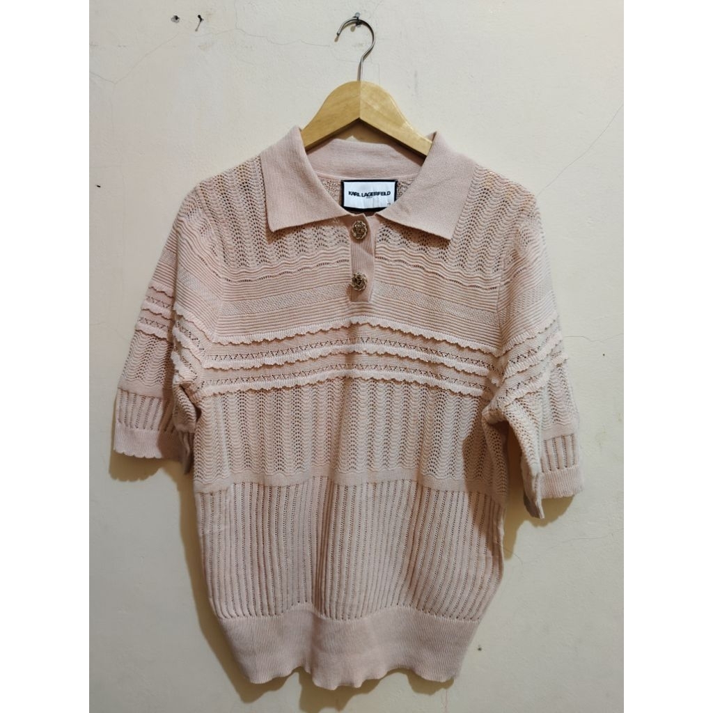 baju karl lagerfeld atasan knitwear