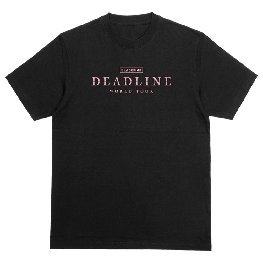 Blackpink World Tour Deadline Tshirt Kaos Basic Combed 24s