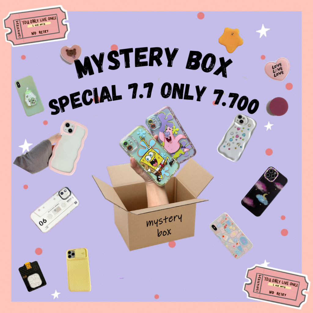 Mystery Box 7.7 Casing Iphone 15 14 13 12 11
