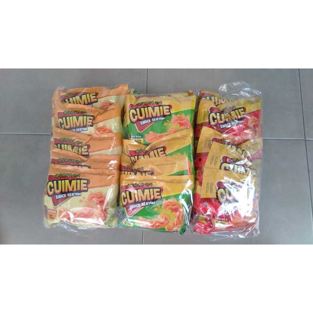 

Cuimie Snack Renyah 12gram per pack isi 10pcs - All Varian [GOJEK/GRAB]