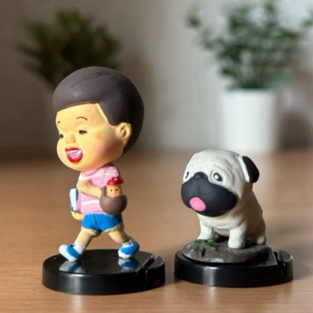 Figure Kobito Dukan Little Girl with Beni Kobito and Pug