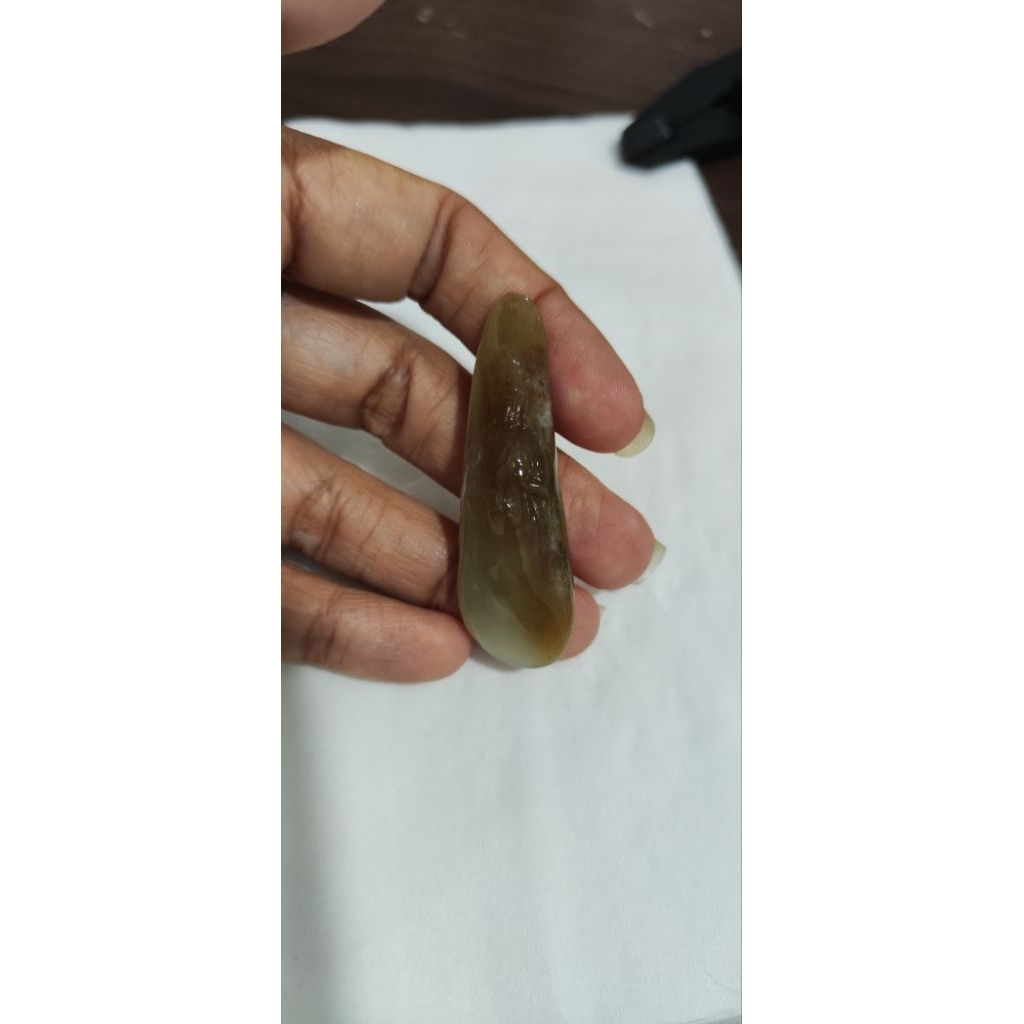 Hetian Jade Cacat Kwan Im