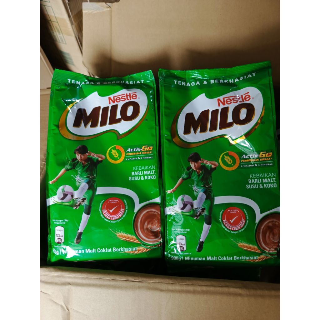 

Milo 900 gram 1 dus
