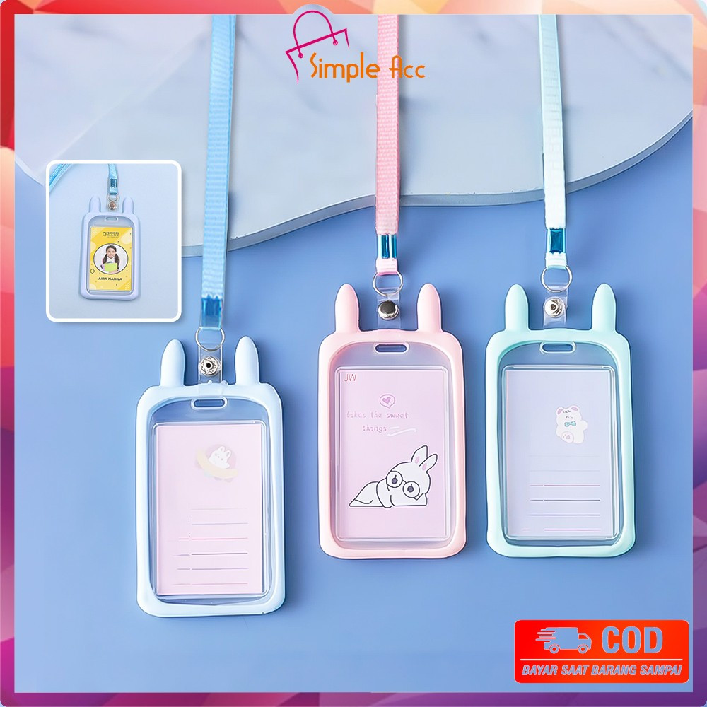 

DO-C324 Name Tag ID Card Holder Gantungan Kartu Nama Atau Panitia Motif Kartun / Tali ID Card Nama / Gantungan Tali Kartu Akses Kantor MRT Busway Lanyard