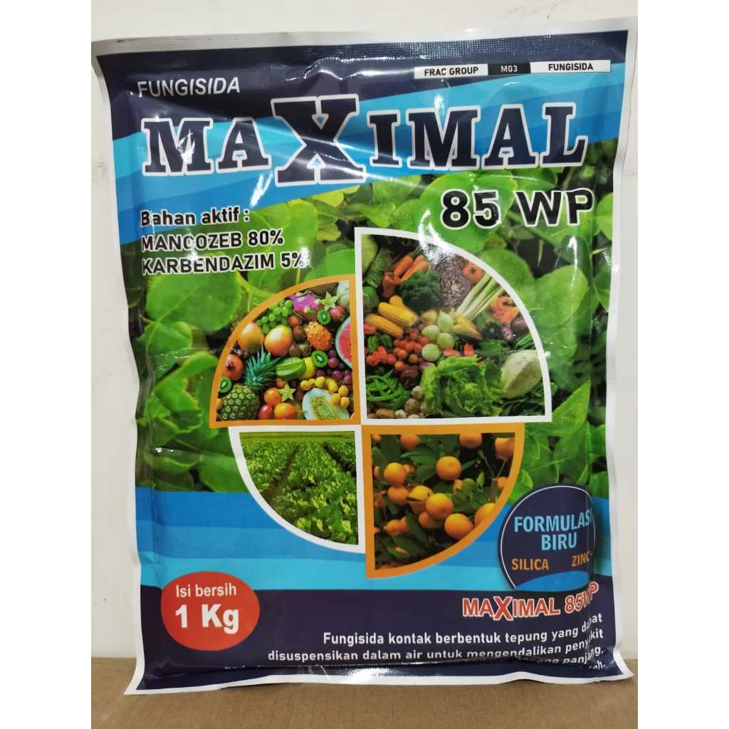 

MAXIMAL 85 WP BIRU 1Kg FUNGISIDA
