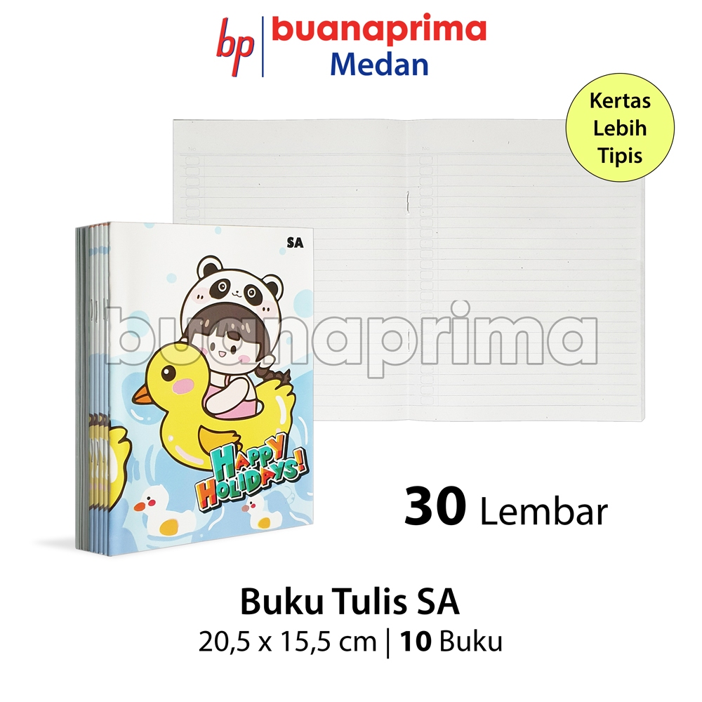 

Buku Tulis PENDEK MURAH 30 Lembar isi 10 Buku Notebook Sekolah Termurah A5 Kwarto