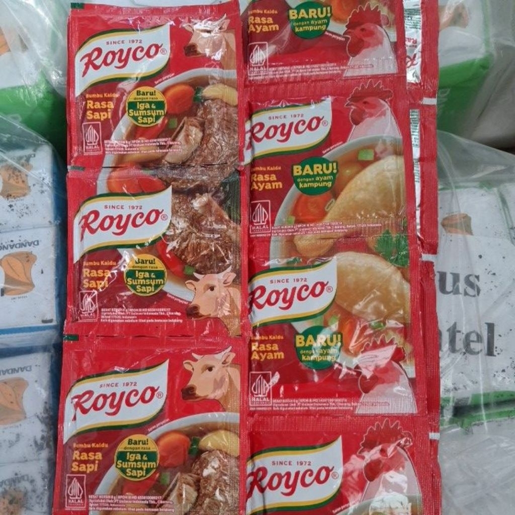 

Royco paket 2 renteng(utk varian rasa silahkan tuljs dicatatan)