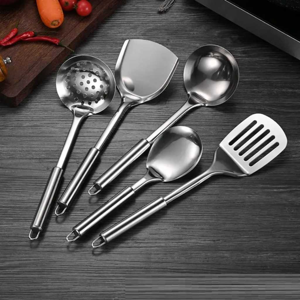 Spatula Sutil Alat Masak Spatula Set Alat Dapur Alat Masak Stainless Kitchen Utensil 4 In 1
