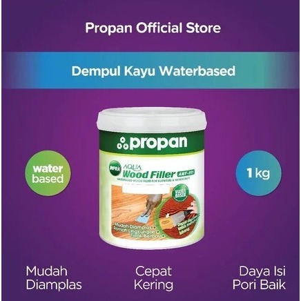 PROPAN Dempul Kayu Waterbased Impra Aqua Wood Filler 1kg
