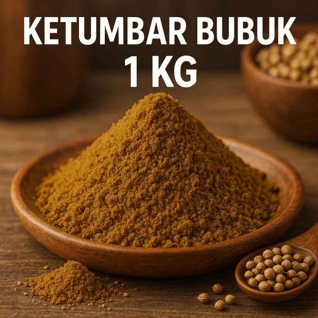 

Ketumbar Bubuk 1Kg Kiloan Serbuk Rempah Dapur Murni Wangi Segar Rasa Asli