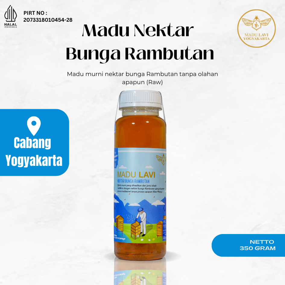 

Madu Hutan Nektar Rambutan 350gr Herbal Honey