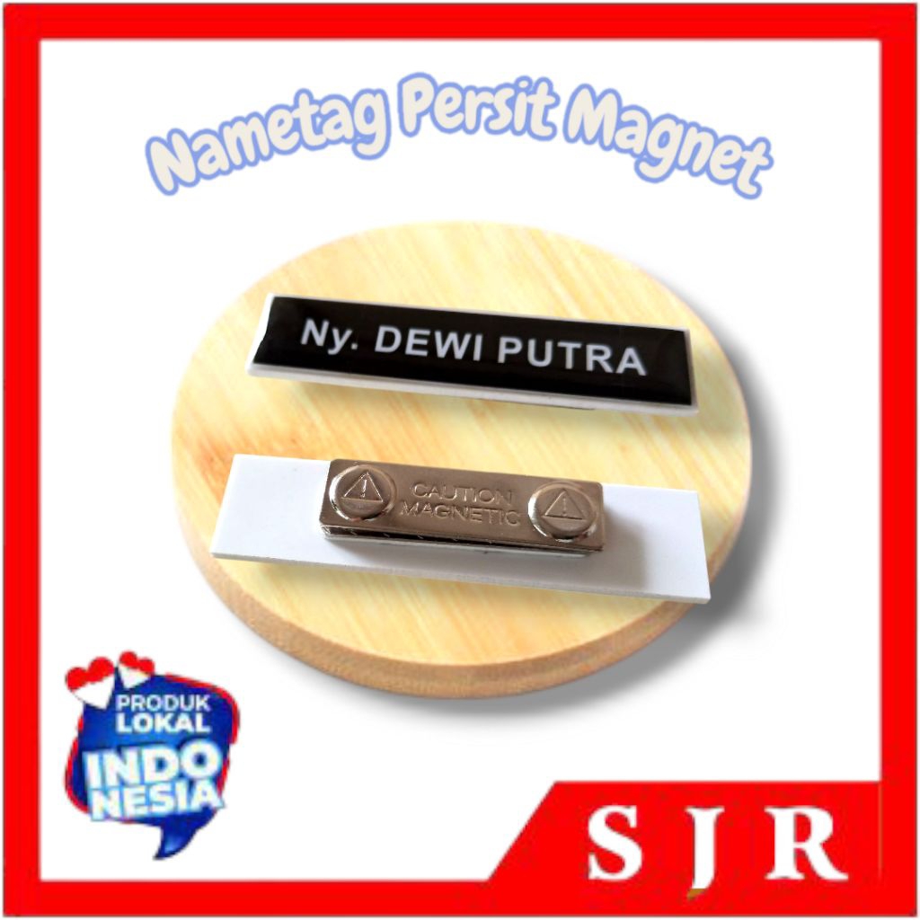 

Nametag / Nama Dada Akrilik Khusus Persit Bhayangkari