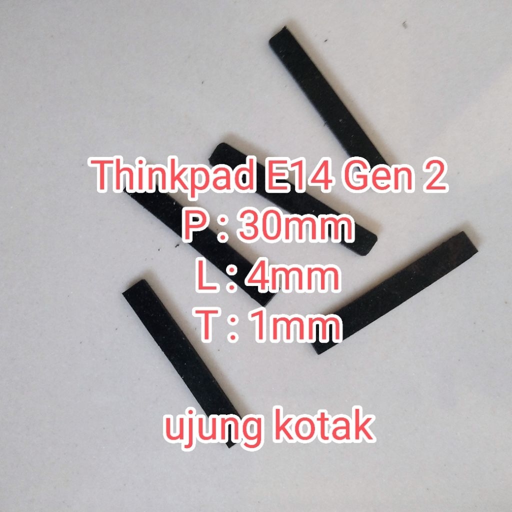 handmade DIY UNIVERSAL Karet Bantalan Kaki Laptop Lenovo ThinkPad E14 gen 2