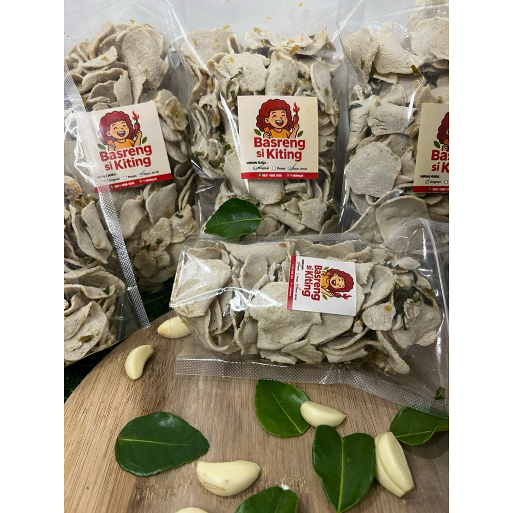 

Basreng Si Kiting - Original - Pedas 150gr 300gr Daun Jeruk