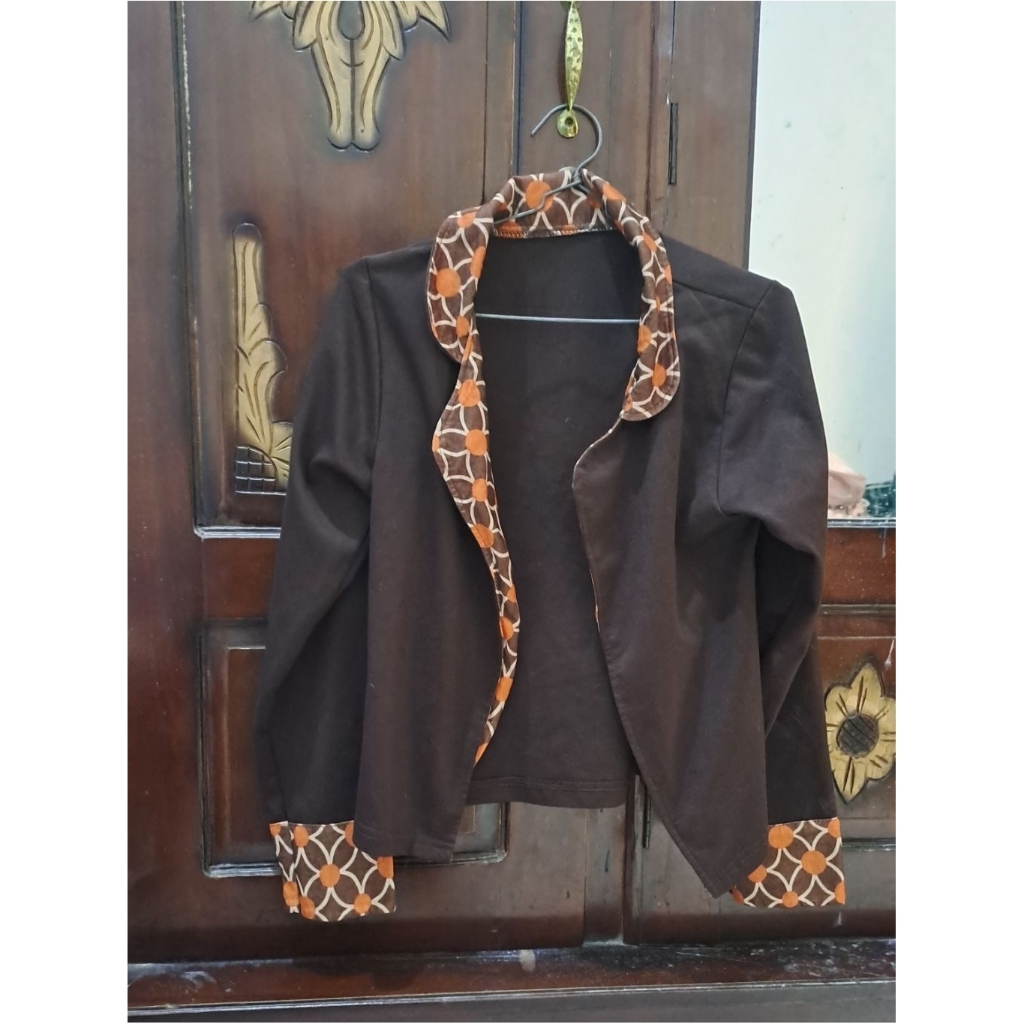 preloved blouse coklat