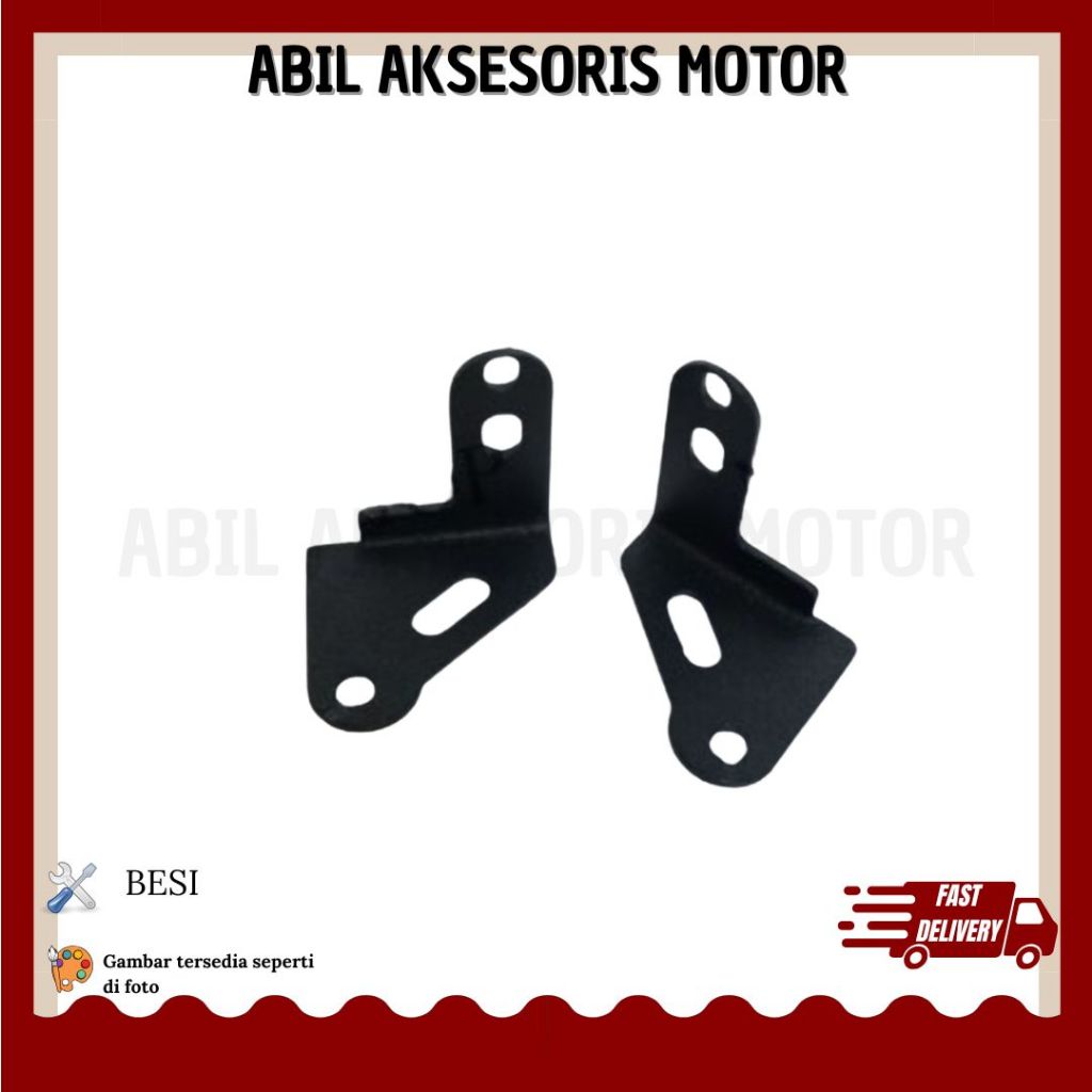 BRACKET BRAKET LAMPU TEMBAK FOGLAMP BEAT FI 2012 2013 2014 2015 BREKET LAMPU TEMBAK L V3 BREKET LAMP