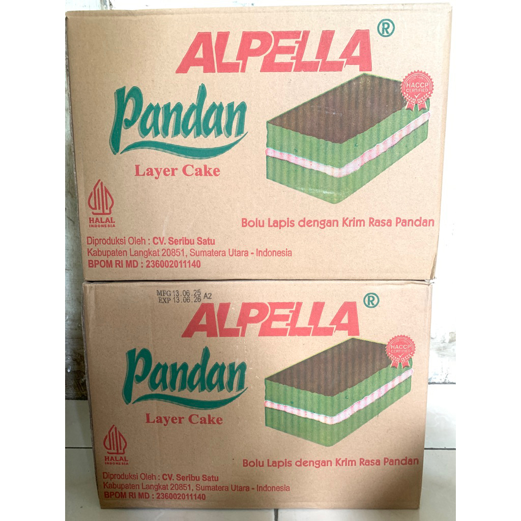 

(PER DUS) Alpella Pandan 1 Dus isi 6 box
